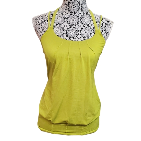 Lululemon Women's Flow & Go Tank Top With Attached Bra 4 - Picture 2 of 7